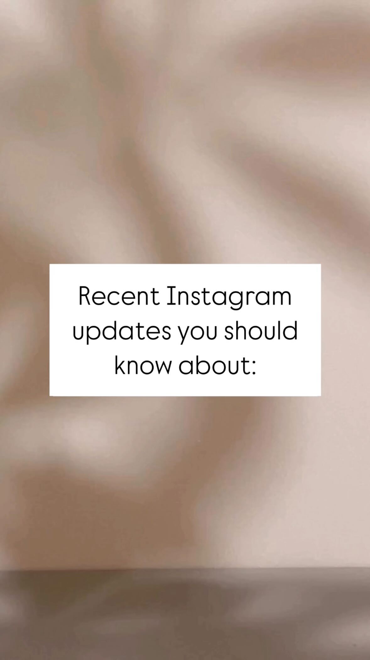 🚨 Instagram Updates You Need to Know About! 🚨

1️⃣ Double Speed Reels – Zoom through your feed at double the speed! Tap and hold the right side of your screen above the like button to speed things up! 🤳

2️⃣ Repost Option– Soon, when you share someone else’s content, it’ll appear in a separate tab on your feed, but don’t worry, the original creator always gets the credit! Their username stays visible, and engagement counts toward the original post giving extra visibility to that feed. Think of it as a boost, not a replacement! 🚀

3️⃣ Instagram Edits – Get ready for Instagram’s new video editing platform! Create like a pro with access to Instagram’s music library, trending songs, data-driven insights, and a notes section to track your creative ideas. 🎥✨

What do you think about these updates? Let me know your thoughts in the comments! 👇 

_
#InstagramUpdates #SocialMediaTips #InstagramEdits #ContentStrategy #SocialMediaGrowth #CreatorCommunity